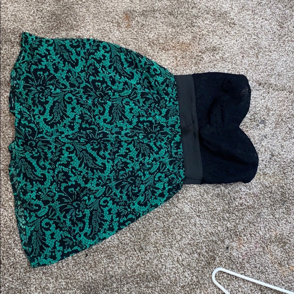 Mini strapless dress